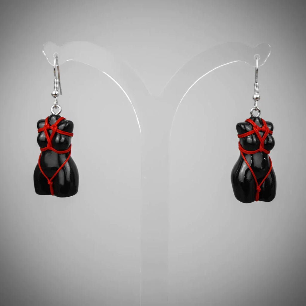 Red Shibari | Earrings
