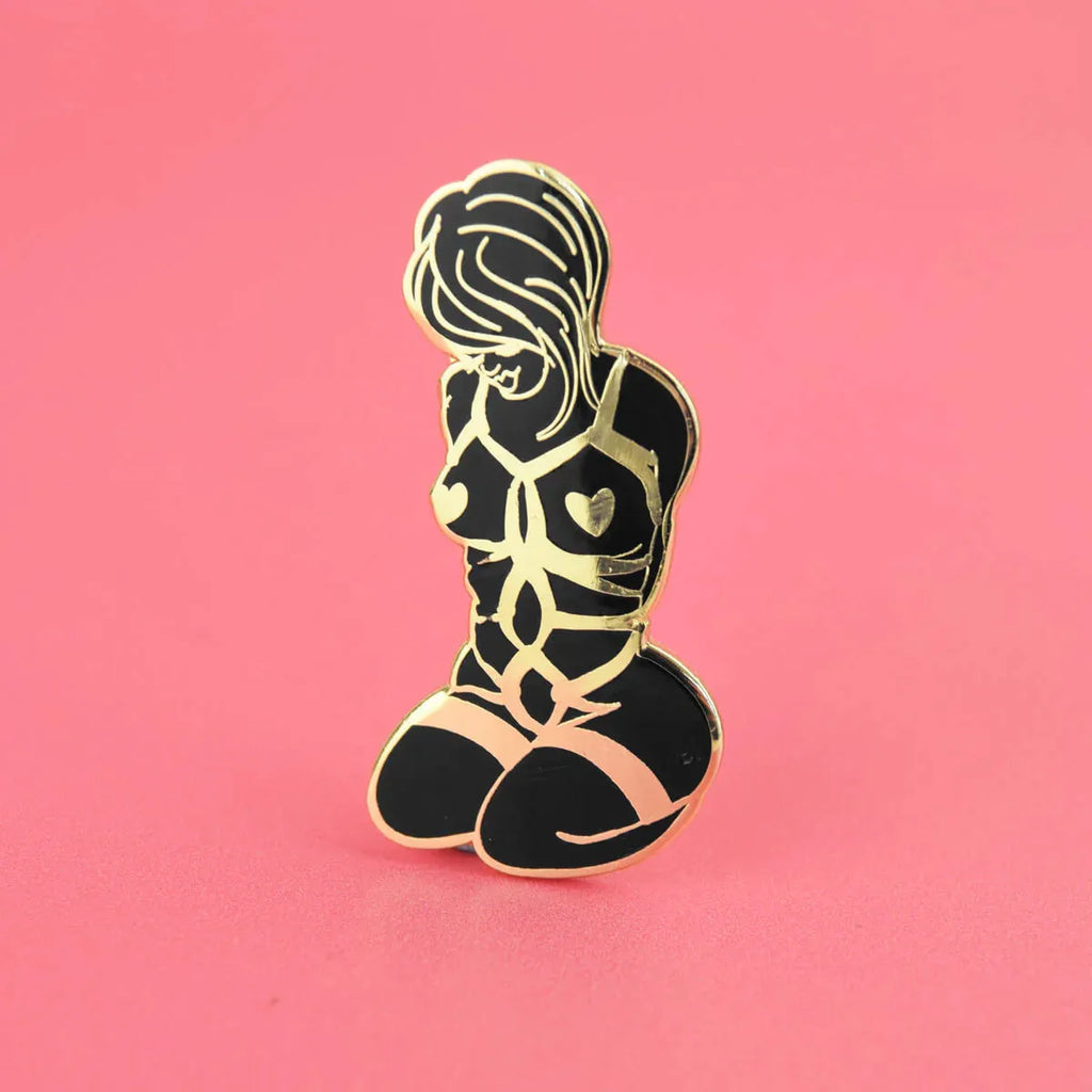 Shibari Gold | Enamel Pin