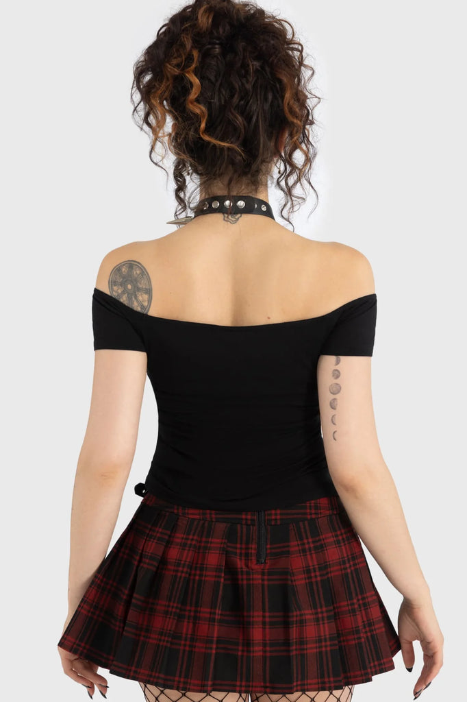 Til Death Do Us Part Bardot Top | Killstar {XL}