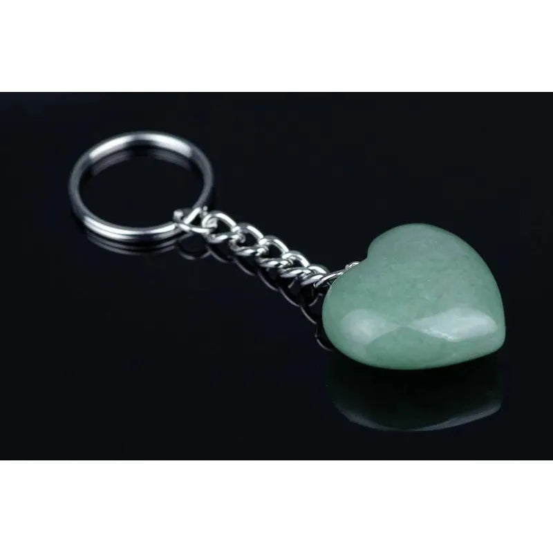 Aventurine Heart | Keychain