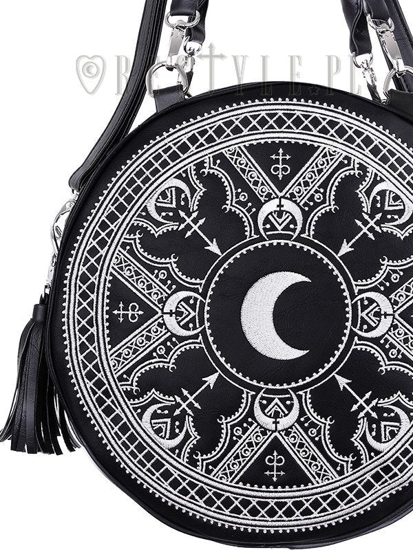 Henna White Round Bag | Restyle