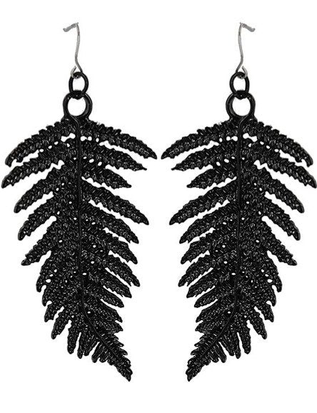 Fern Earrings | Restyle {Black}