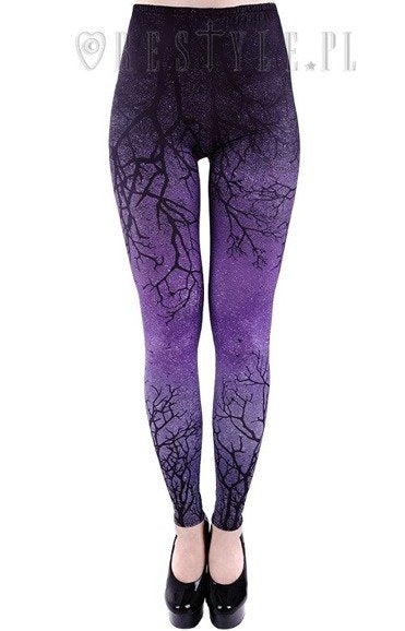 Purple Branches Ombre' Leggings | Restyle {S}