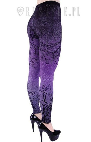 Purple Branches Ombre' Leggings | Restyle {S}