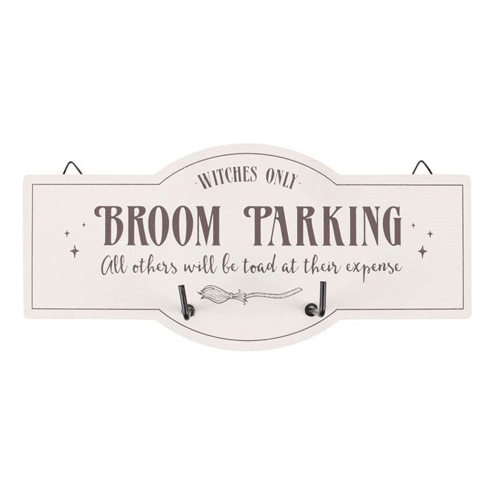 Broom Parking | Wall Hook Sign