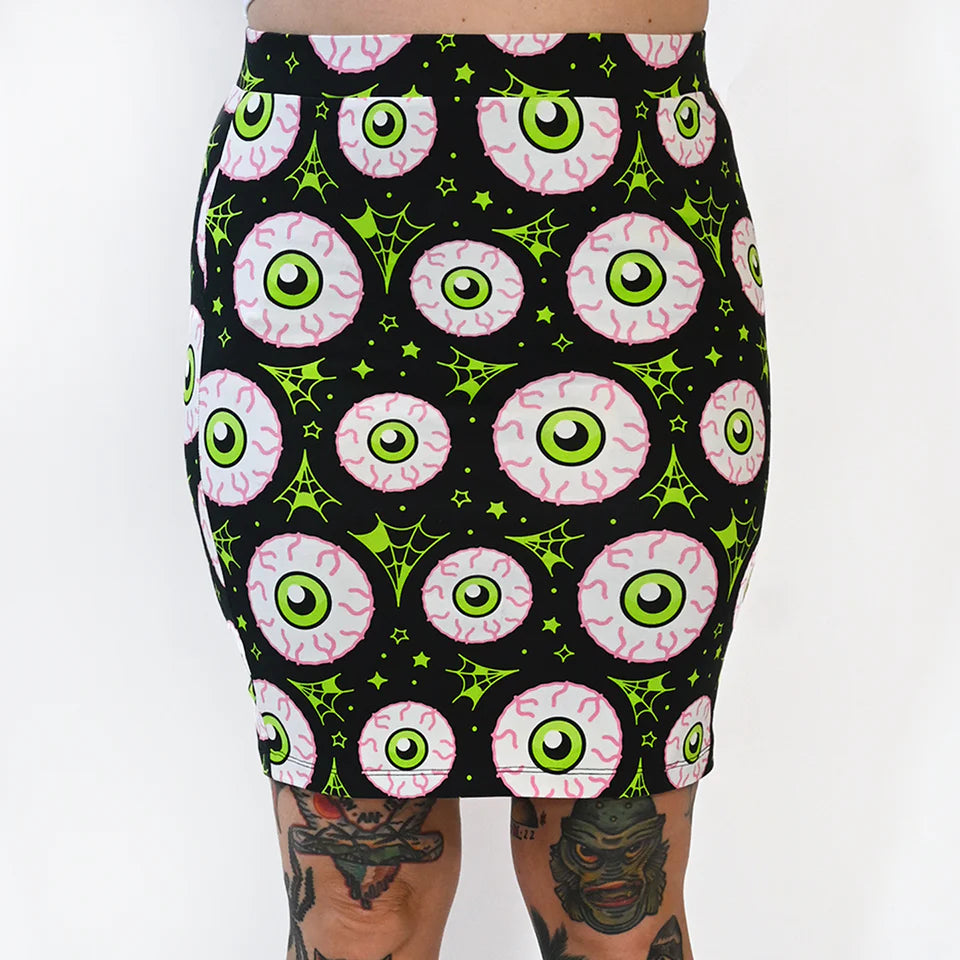 Jeepers Peepers Midi Skirt | Sourpuss {S}