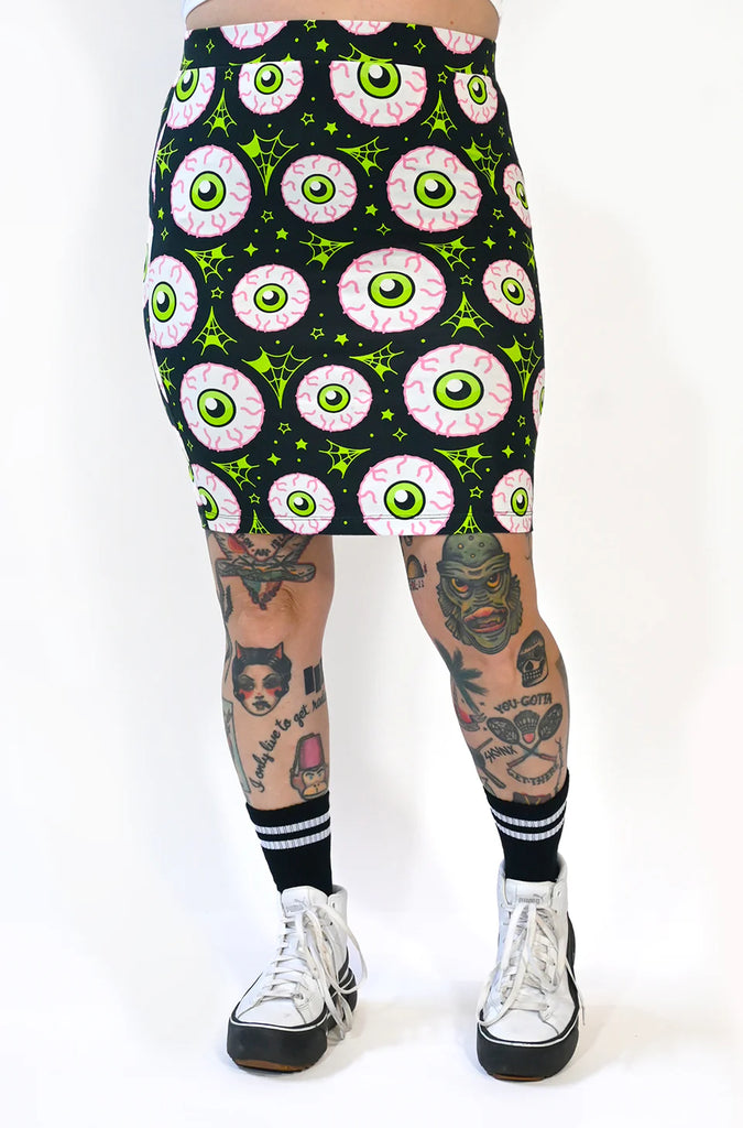 Jeepers Peepers Midi Skirt | Sourpuss {S}