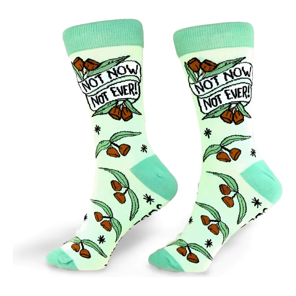 Not Now Not Ever Socks | Jubly Umph