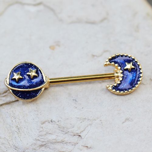 Blue Galaxy Stardust | Nipple Bar