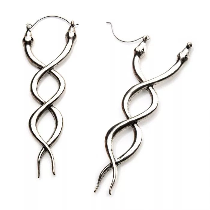 Entwined Snake Plug Hoops | Sold as pair