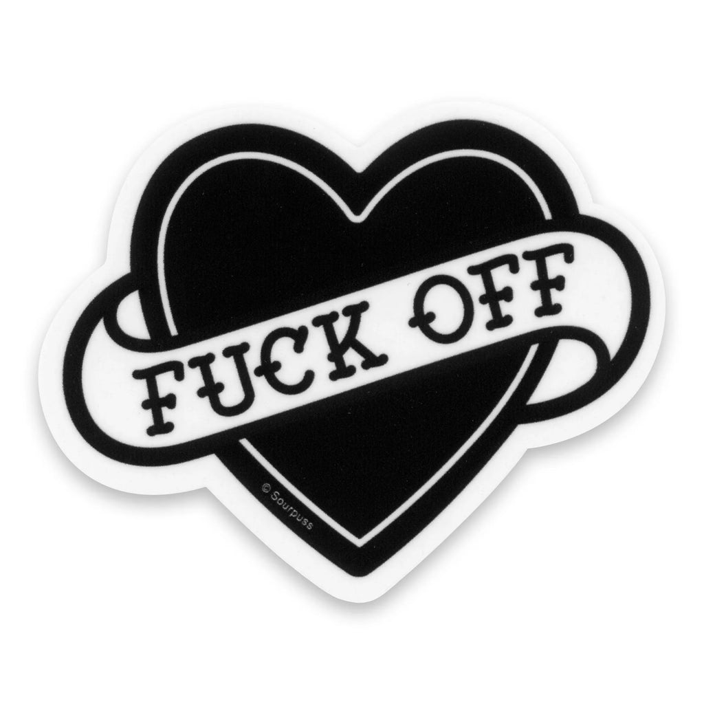 Fuck Off Sticker | Sourpuss