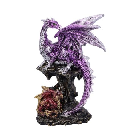 Dragon Protecting Hatchling | 15cm {Purple}