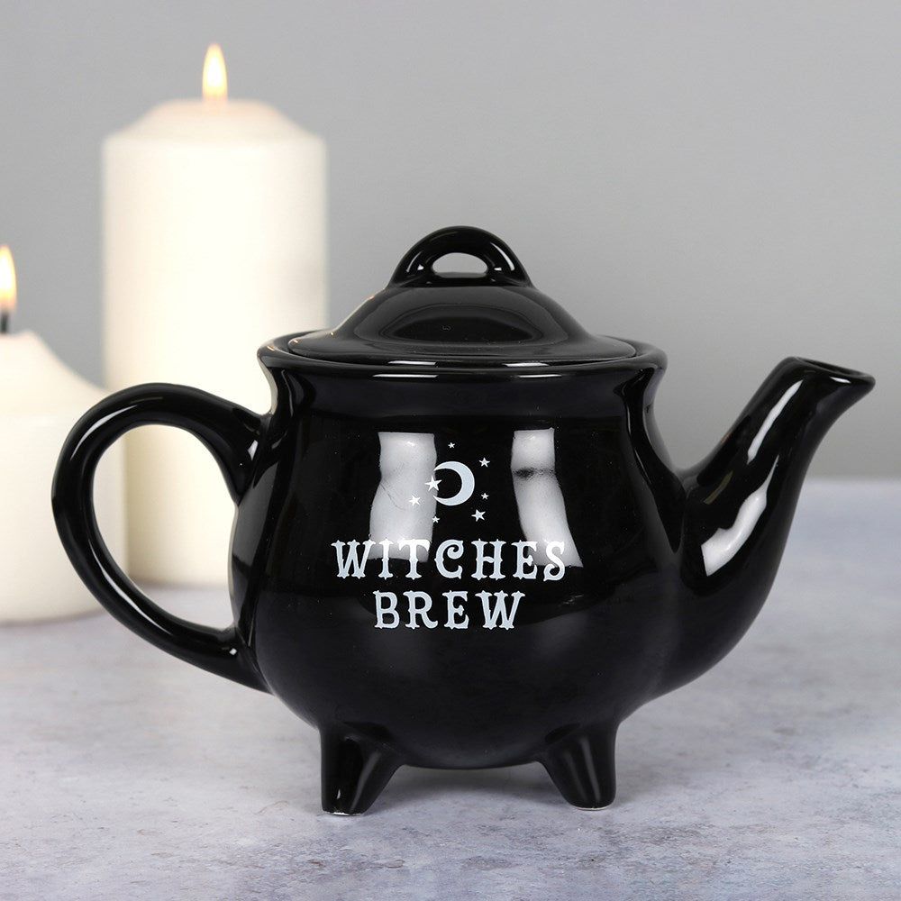 Witches Brew Ceramic | Black Teapot