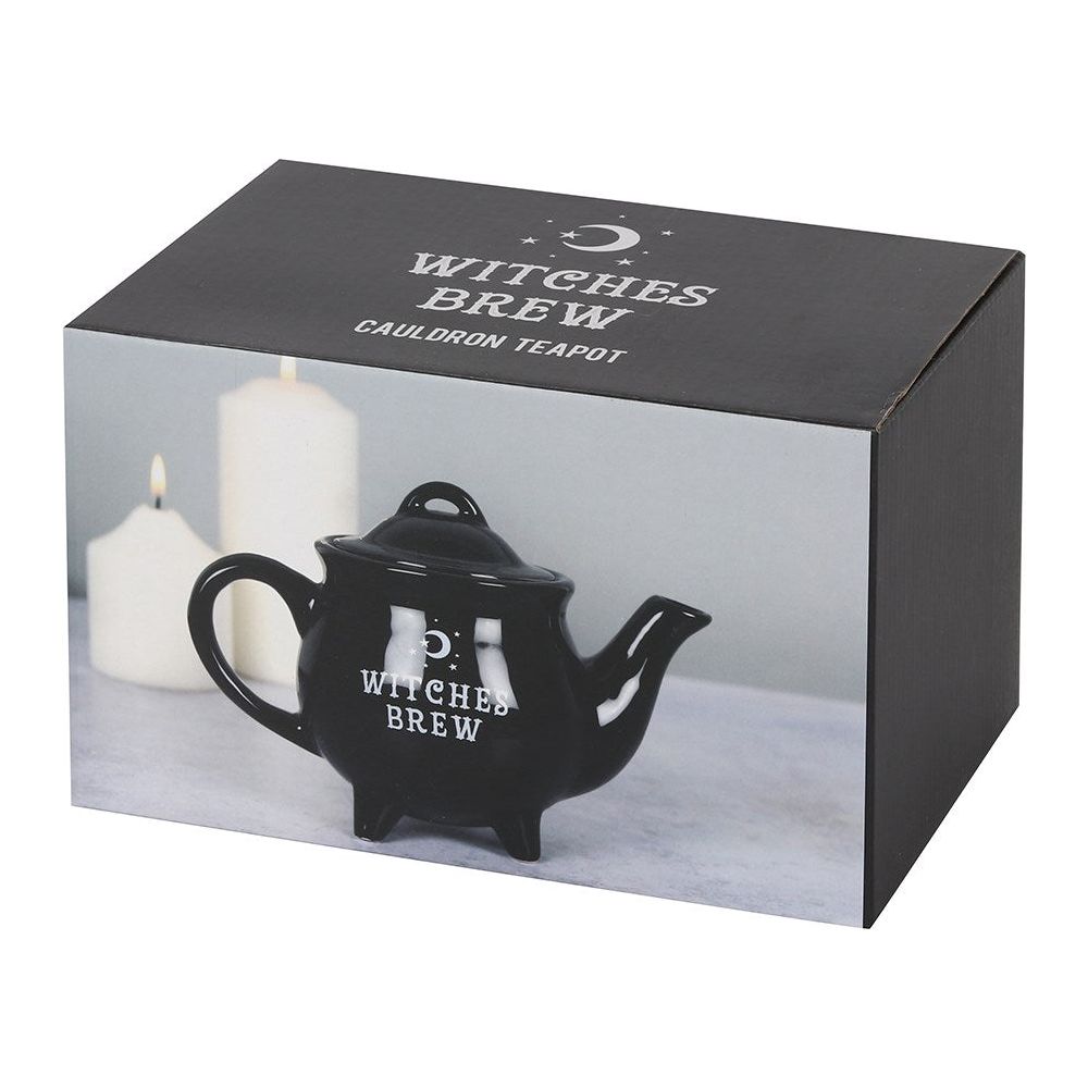 Witches Brew Ceramic | Black Teapot