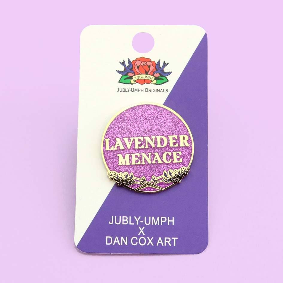 Lavender Menace Lapel Pin | Jubly Umph