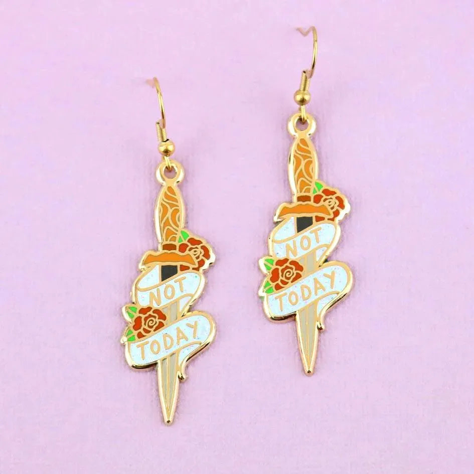 Not Today Earrings | Jubly Umph