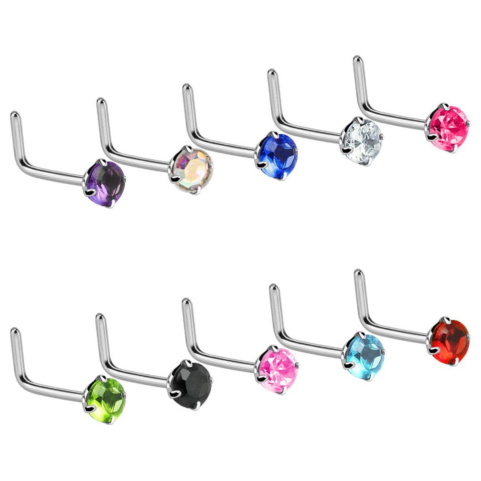 L BEND NOSE STUDS Glamore